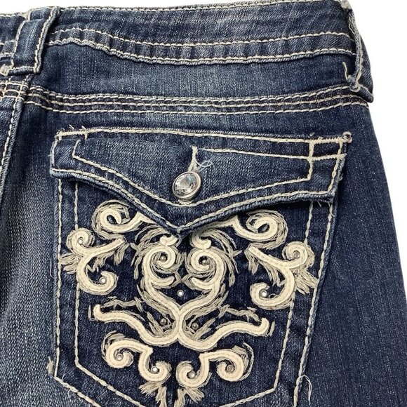 Ana Premium Bootcut Blue Denim Jeans Womens Size 30/10 Blue - Picture 5 of 11